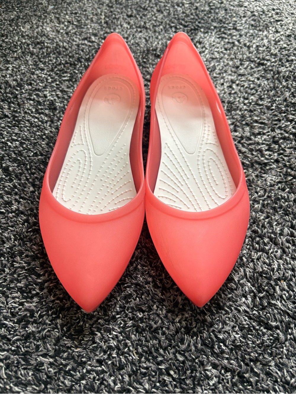 CROCS Coral Ballet Flats, Sz 9W